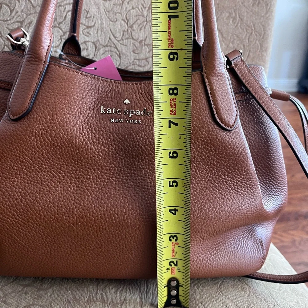 Cognac Kate Spade Satchel Purse - Picture 5 of 8